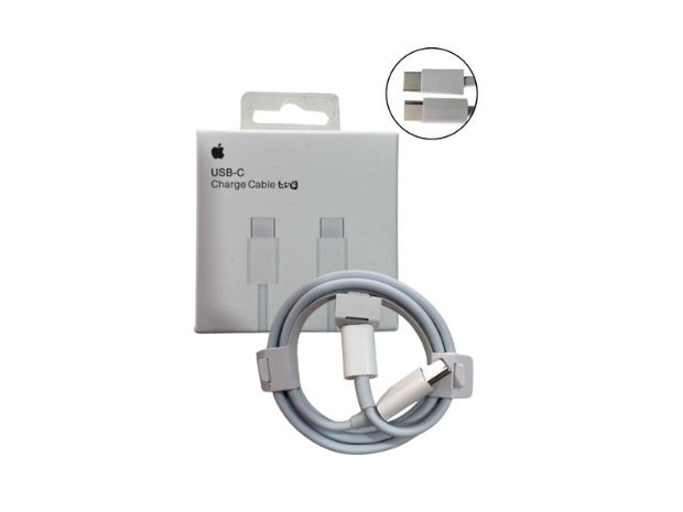 &ua CABLE CARGADOR TIPO C A TIPO C IPHONE 1 MTS